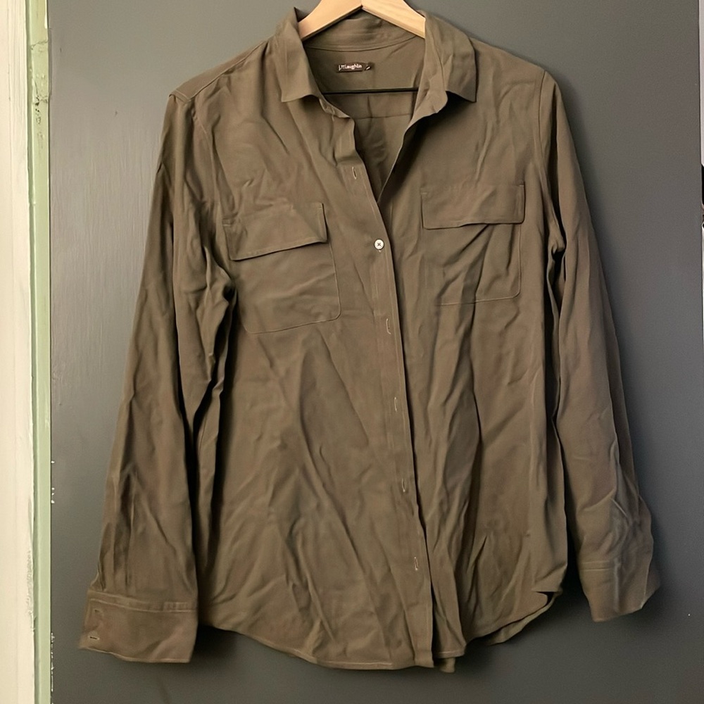 J McLaughlin button down shirt size L